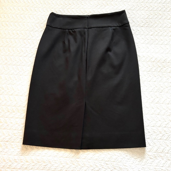 J.Crew No.2 Pencil Skirt in Stretch Cotton Blend Black Size 4 (fits like Size 6) - Picture 5 of 12
